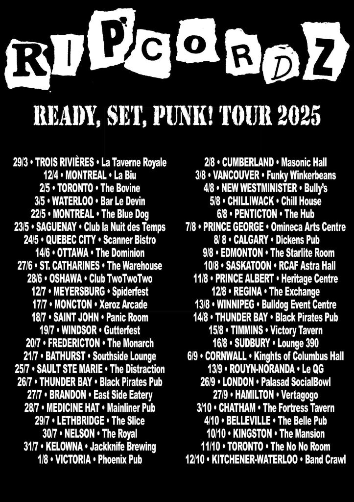 RIPCORDZ TOURNEÉ 2025