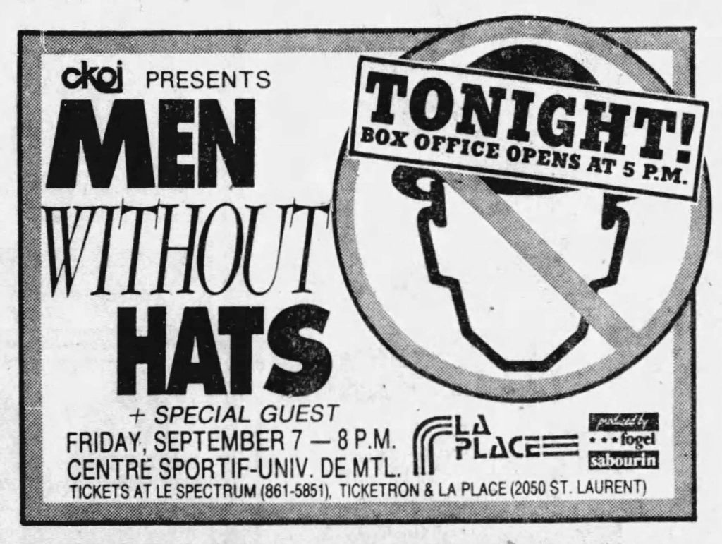 MEN WITHOUT HATS