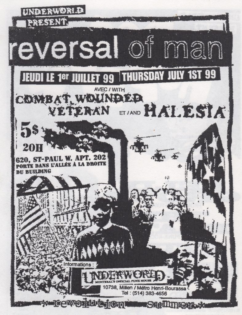 REVERSAL OF MAN COMBAT WOUNDED VETERAN HALESIA