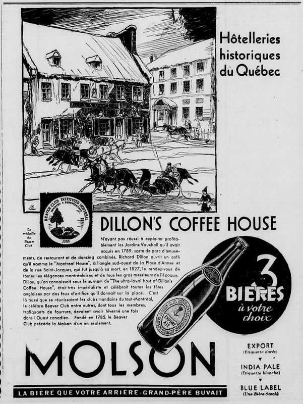 Café Dillon — Maison Foucher / gravure ancienne