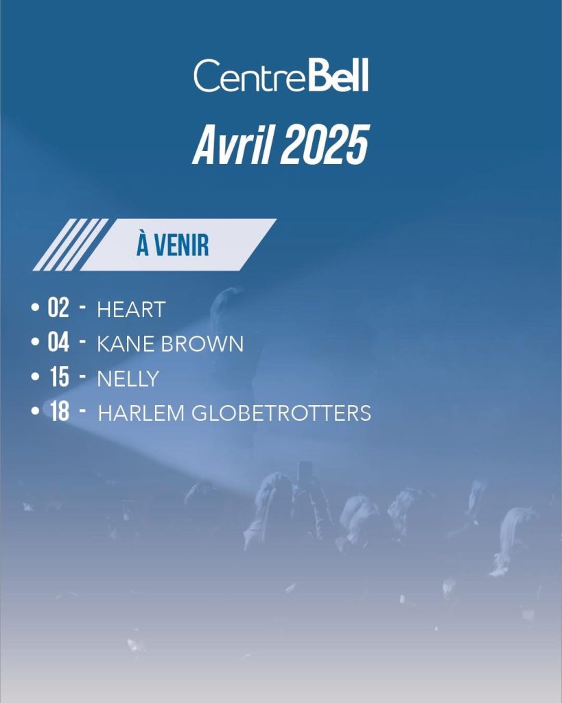 CALENDRIER AVRIL 2025 CENTRE BELL