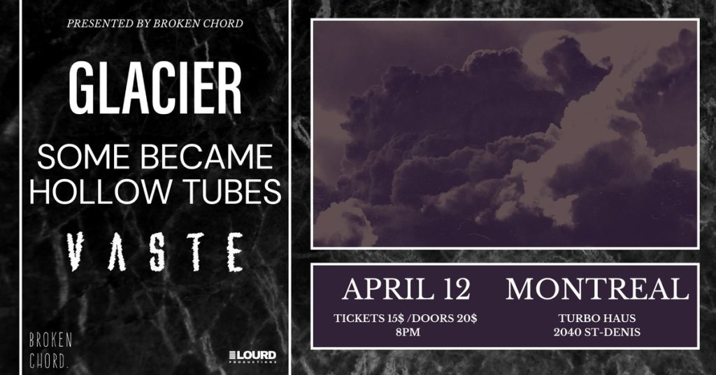 GLACIER SOME BECAME HOLLOW TUBES VASTE