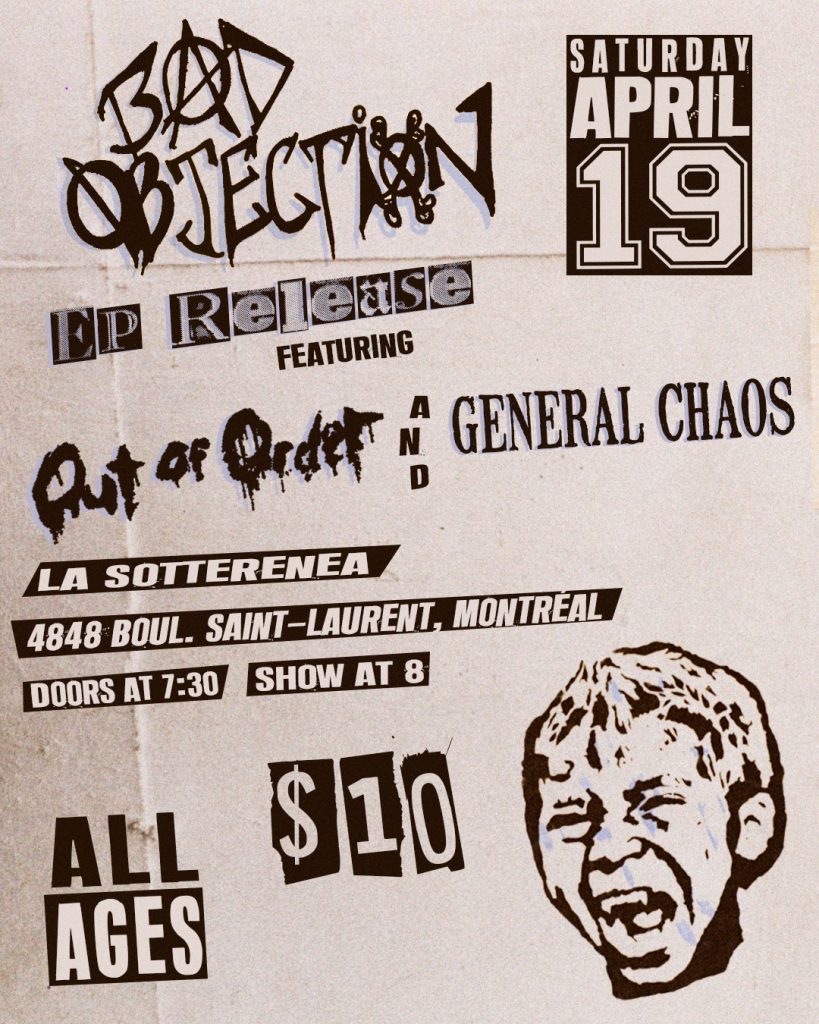 BAD OBJECTION OUT OF ORDER GENERAL CHAOS