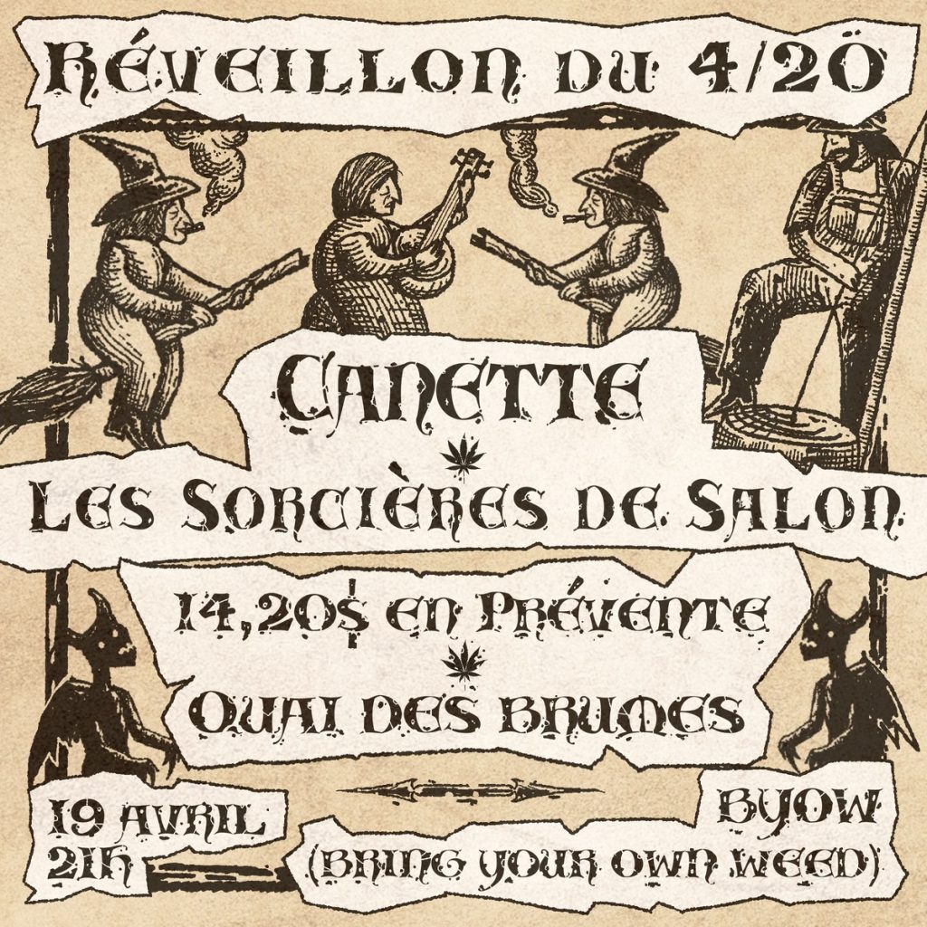 CANETTE LES SORCIÈRES DU SALON