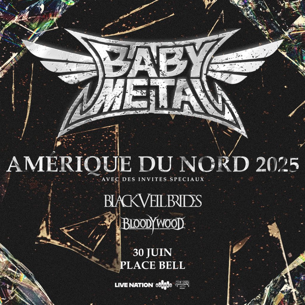 BABY METAL BLACK VEIL BRIDES BLOODY WOOD