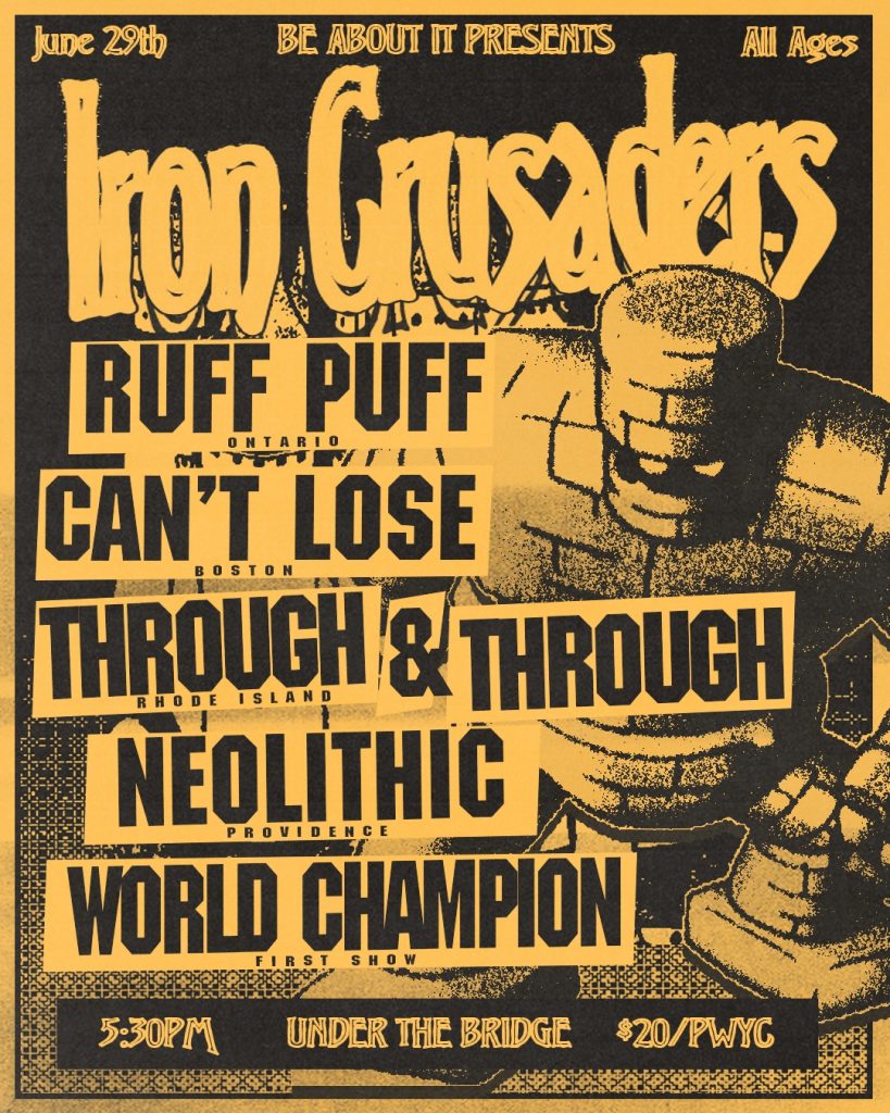 IRON CRUSADERS RUFF PUFF CAN’T LOSE THROUGH & THROUGH NEOLITHIC WORLD CHAMPION
