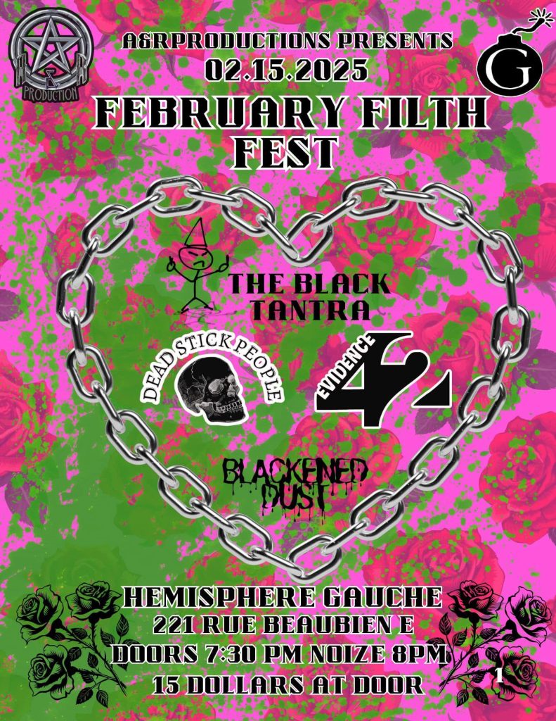 THE BLACK TANTRA DEAD STICK PEOPLE BLACKENED DUST