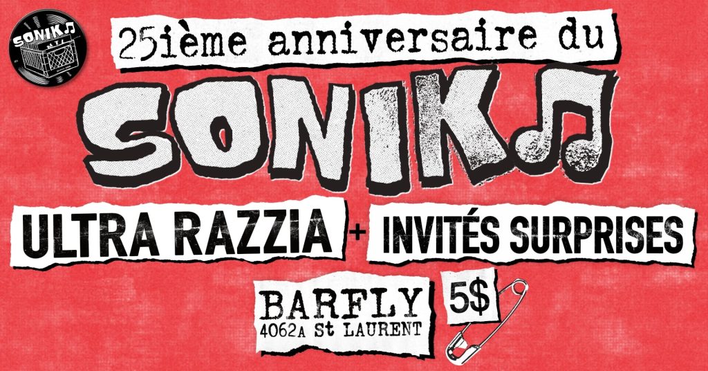 ULTRA RAZZIA SONIK 25e ANNIVERSAIRE
