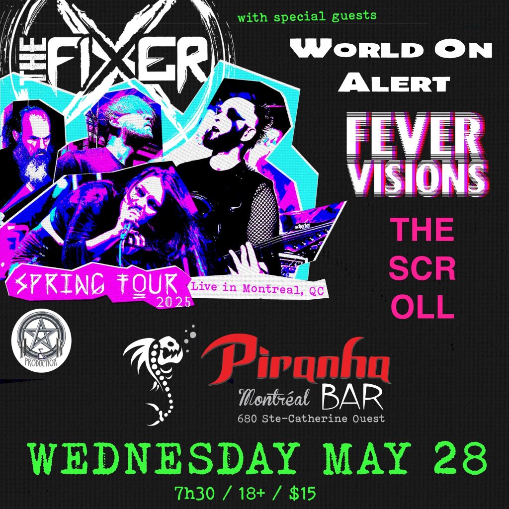 THE FIXER WORLD ON ALERT FEVER VISIONS THE SCR OLL