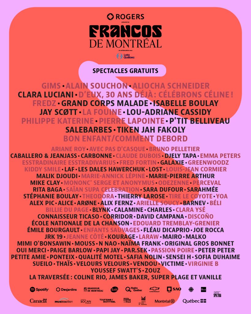 FRANCOFOLIES SPECTACLES GRATUITS