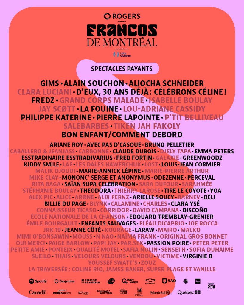 FRANCOFOLIES SPECTACLES PAYANTS