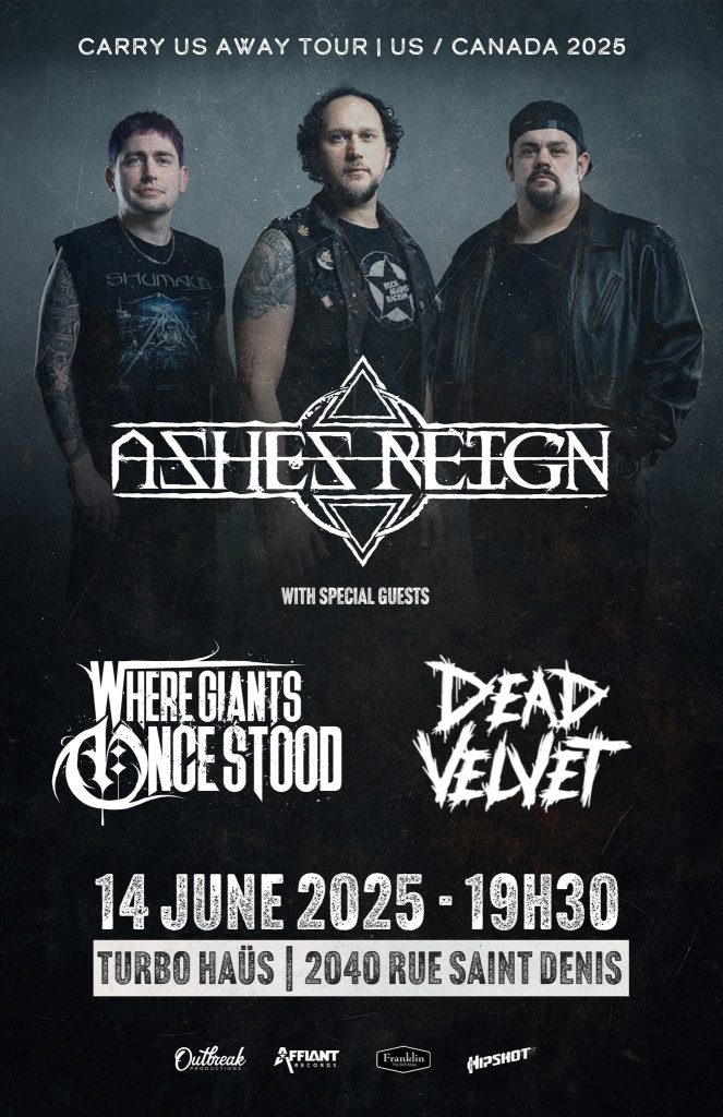 ASHES REIGN WHERE GIANTS ONCE STOOD DEAD VELVET