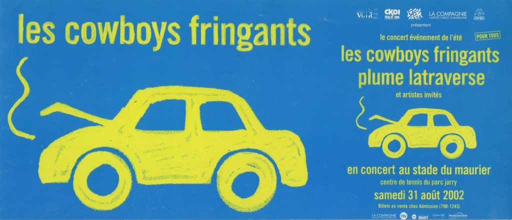 LES COWBOYS FRINGANTS PLUME LATRAVERSE