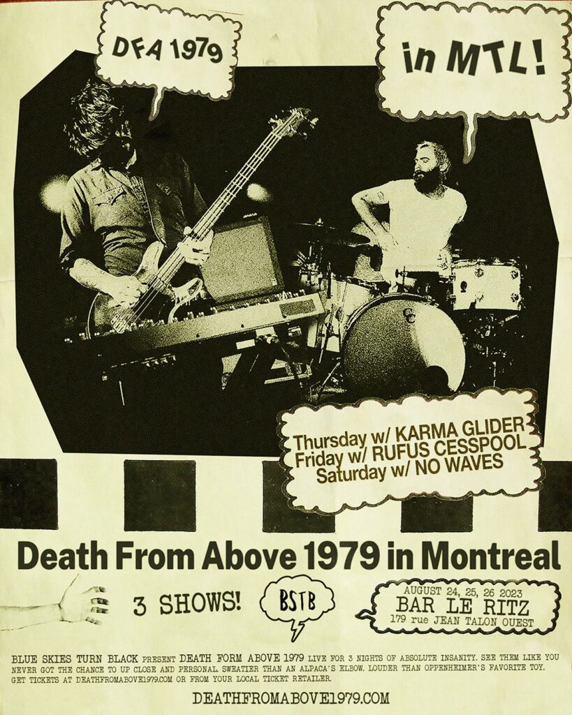 DEATH FROM ABOVE 1979 KARMA GLIDER RUFUS CESSPOOL NO WAVES