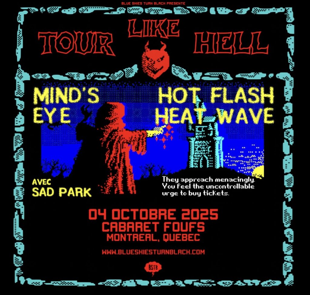 MIND’S EYE HOT FLASH HEAT WAVE SAD PARK