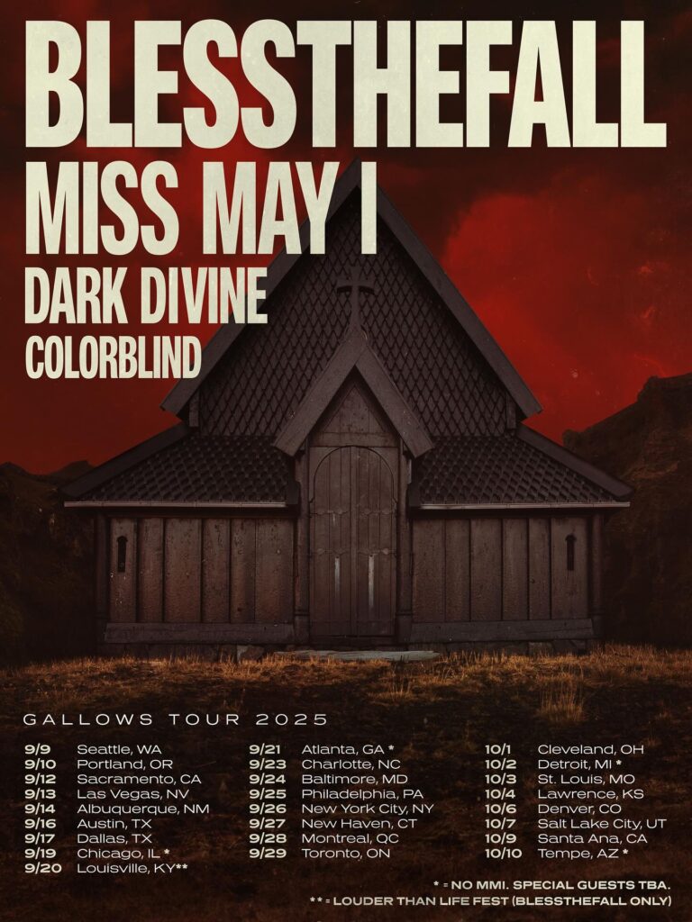 BLESS THE FALL MISS MAY I DARK DIVINE COLORBLIND