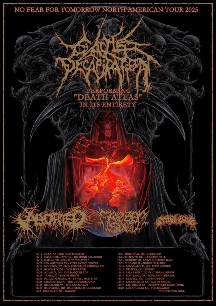 CATTLE DECAPITATION ABORTED FROZEN SOUL TRIBAL GAZE