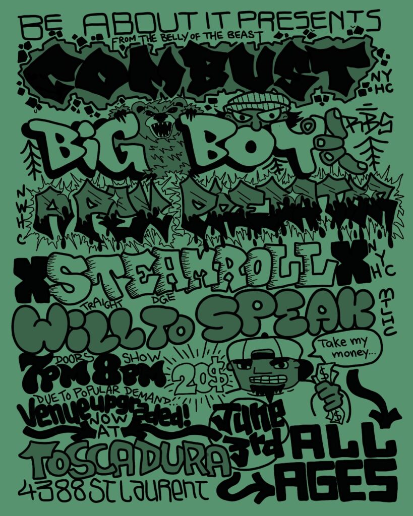 COMBUST BIG BOY APEX PREDATOR STEAMROLL WILL TO SPEAK