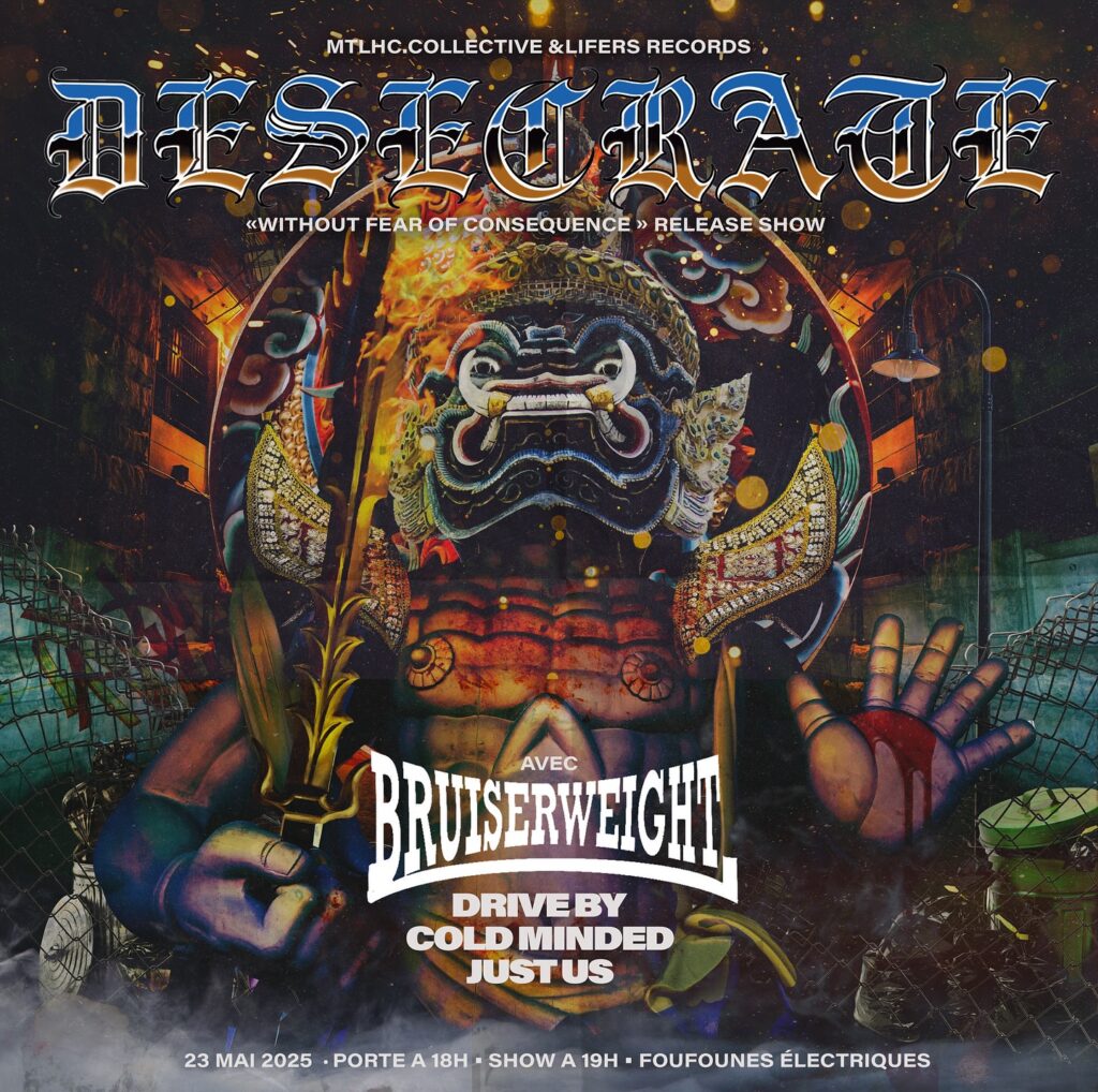 DESECRATE BRUISERWEIGHT DRIVE BY COLD MINDED JUST US