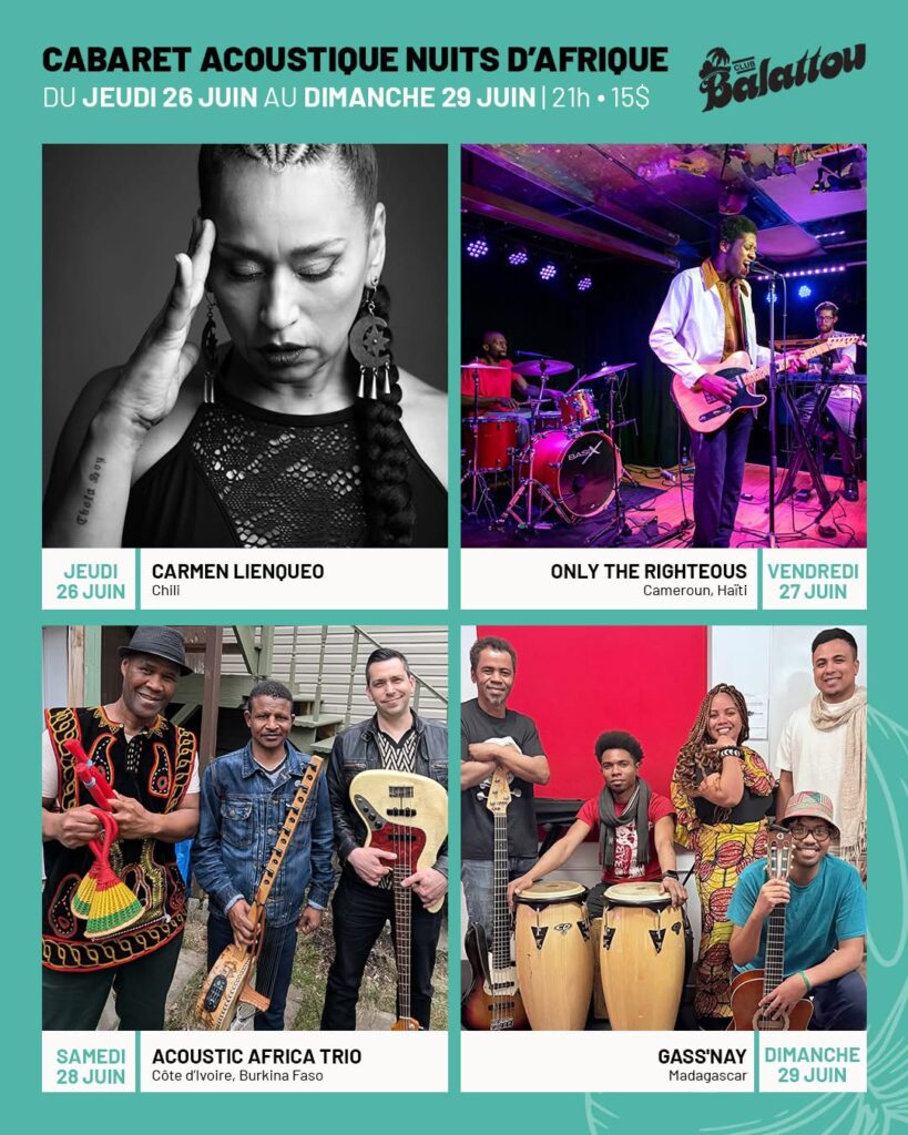 CARMEN LIENQUEO ONLY THE RIGHTEOUS ACOUSTIC AFRICA TRIO GASS’NAY