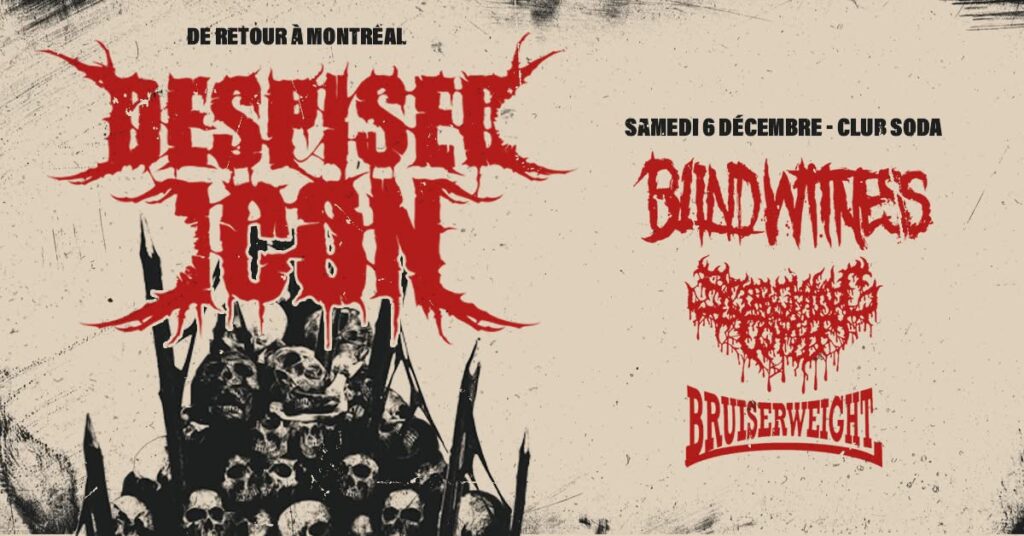 DESPISED ICON BLIND WITNESS SCORCHING TOMB BRUISERWEIGHT