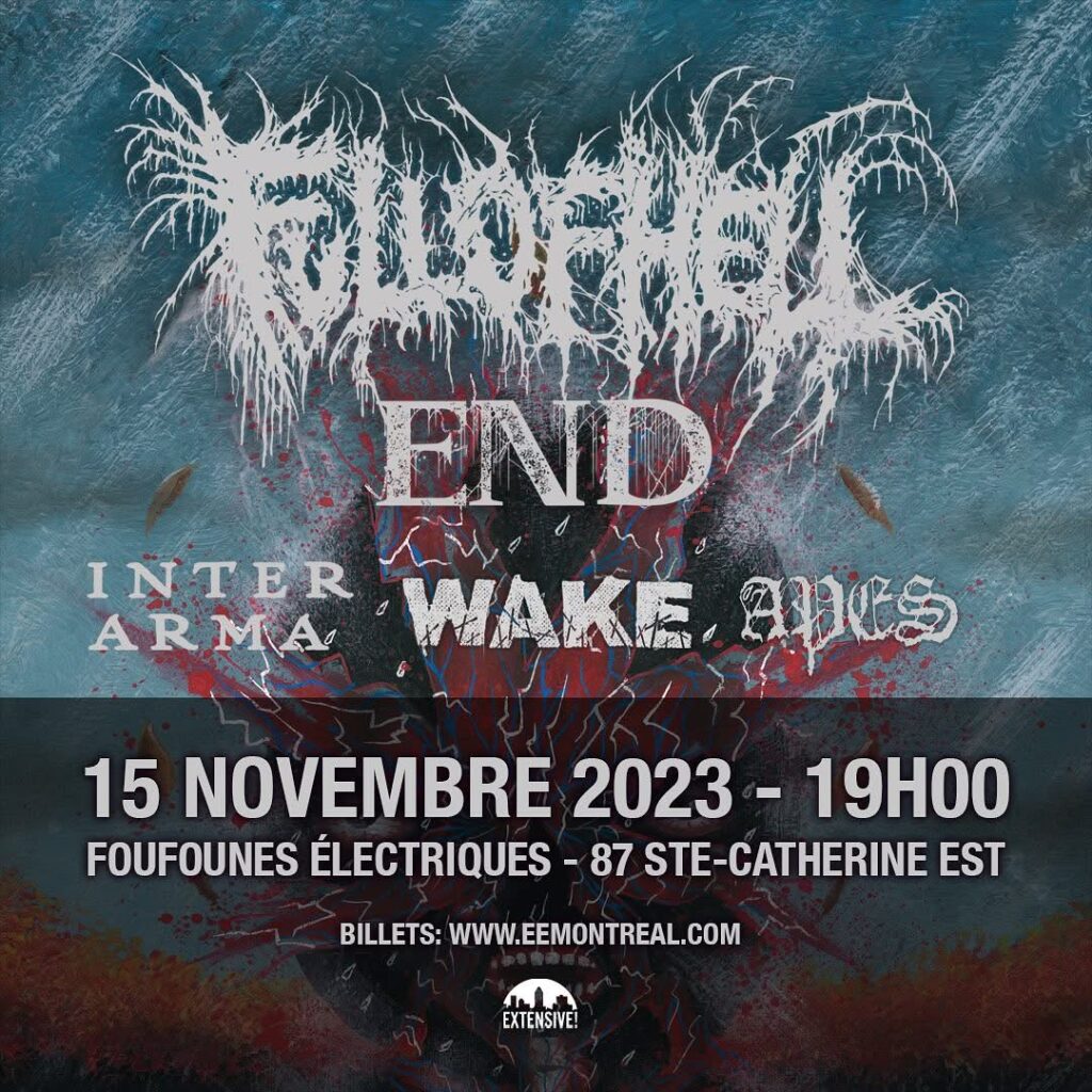FULL OF HELL END INTER ARMA WAKE APES