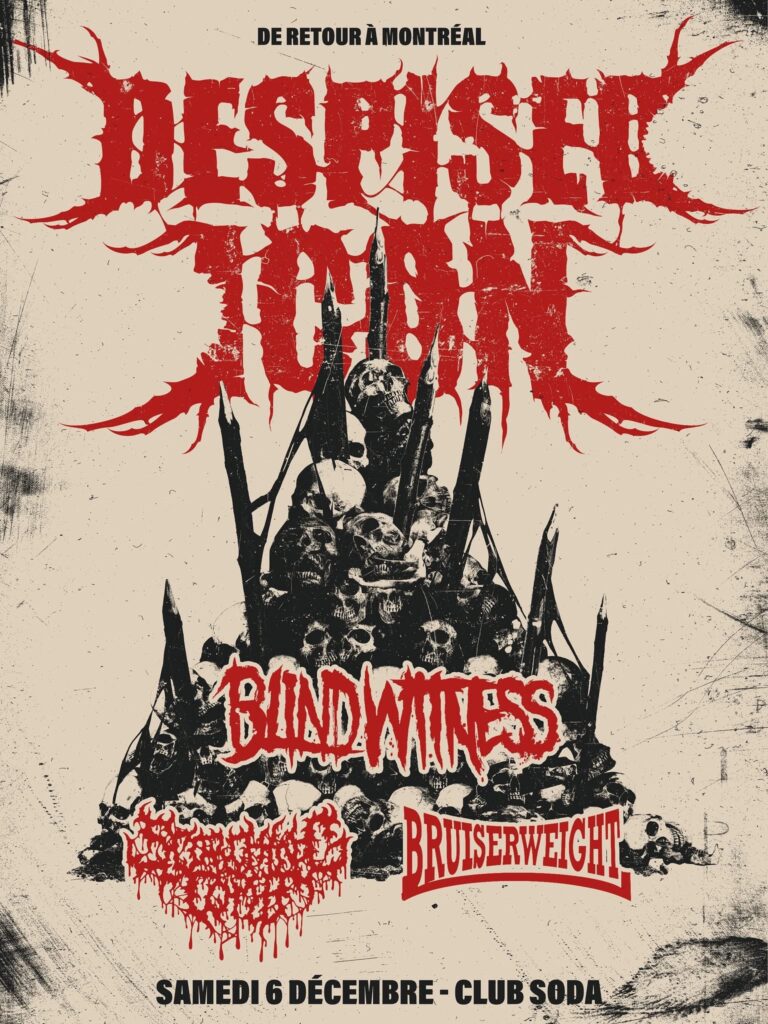 DESPISED ICON BLIND WITNESS SCORCHING TOMB BRUISERWEIGHT