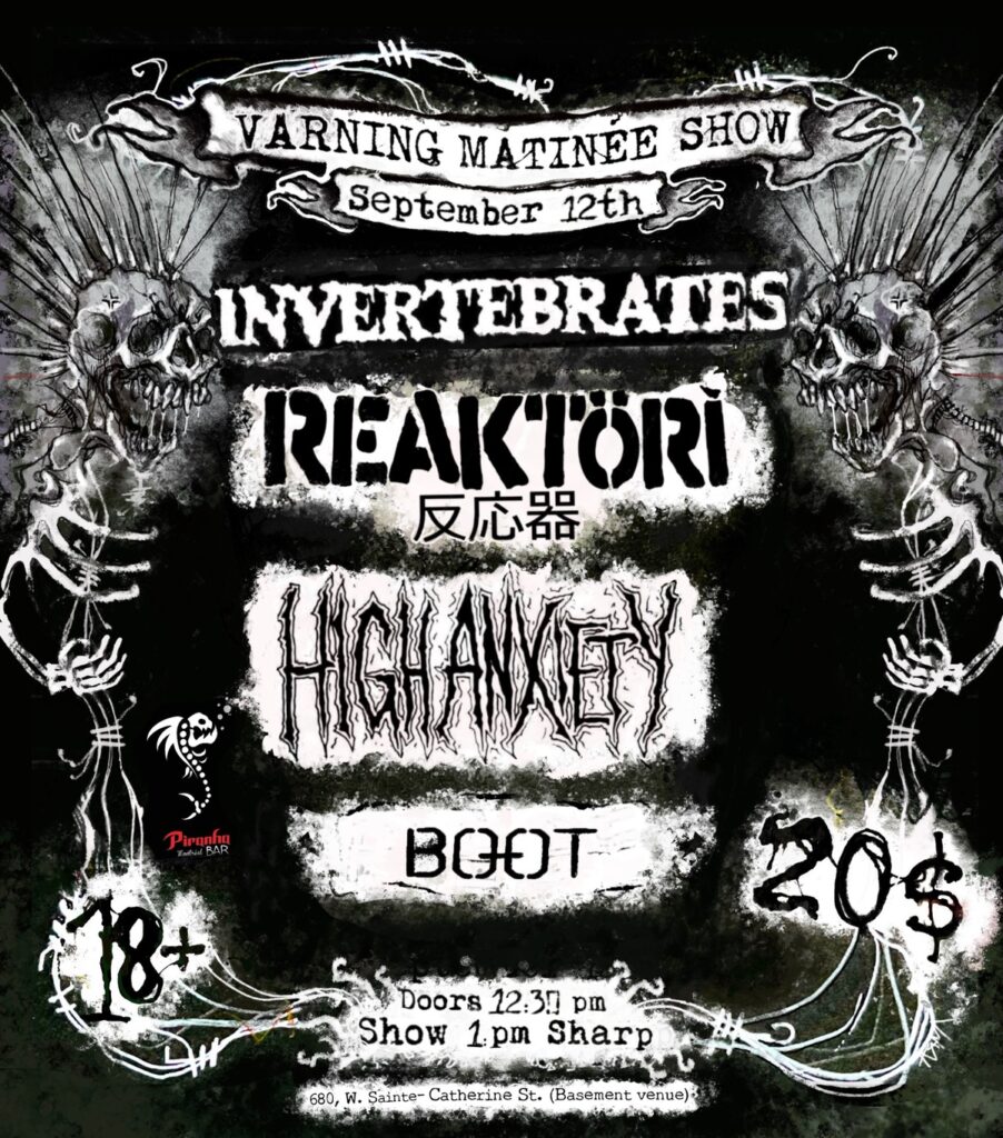 INVERTEBRATES REAKTORI HIGH ANXIETY BOOT