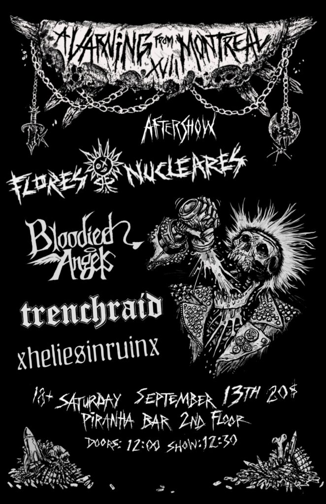 FLORES NUCLEARES BLOODIED ANGELS TRENCHRAID HE LIES IN RUIN