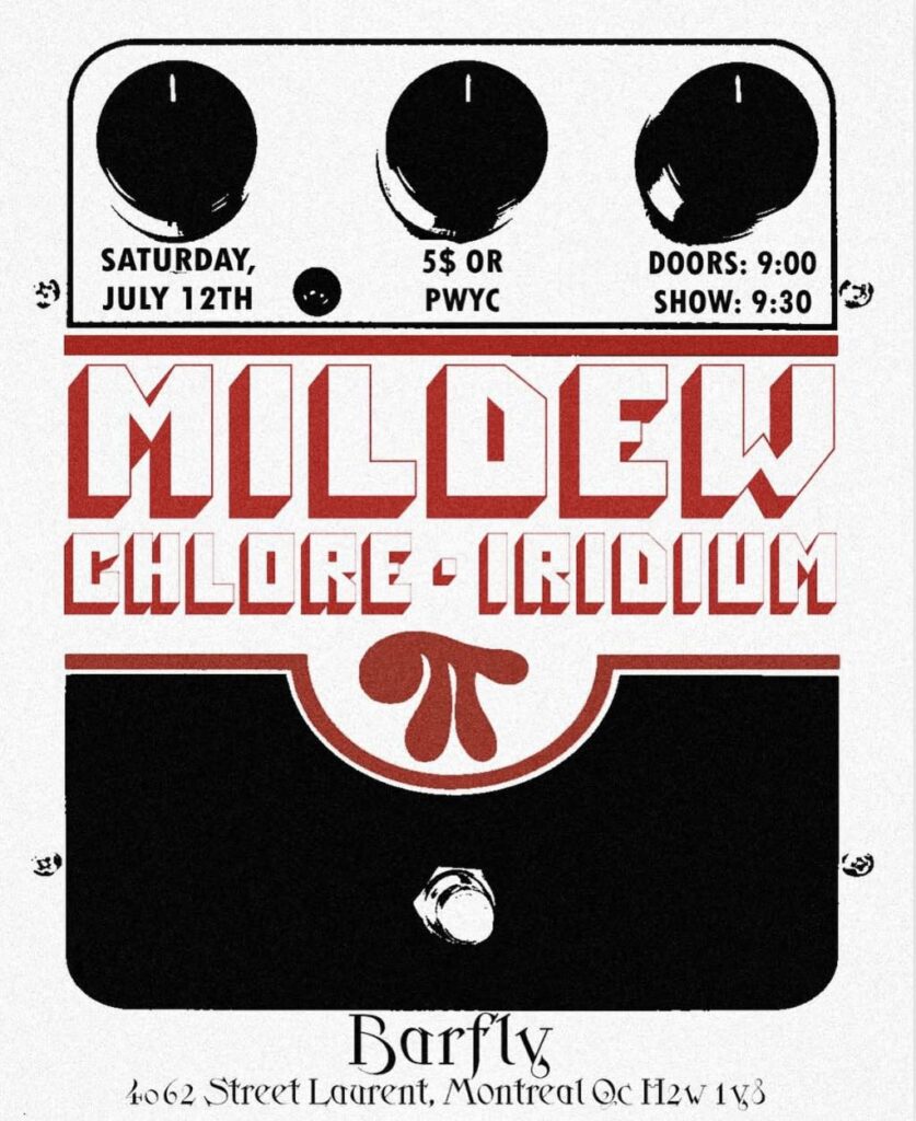 MILDEW CHLORE IRIDIUM