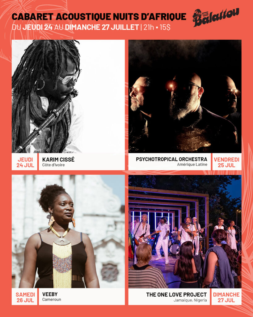 KARIM CISSÉ PSYCHOTROPICAL ORCHESTRA VEEBY THE ONE LOVE PROJECT