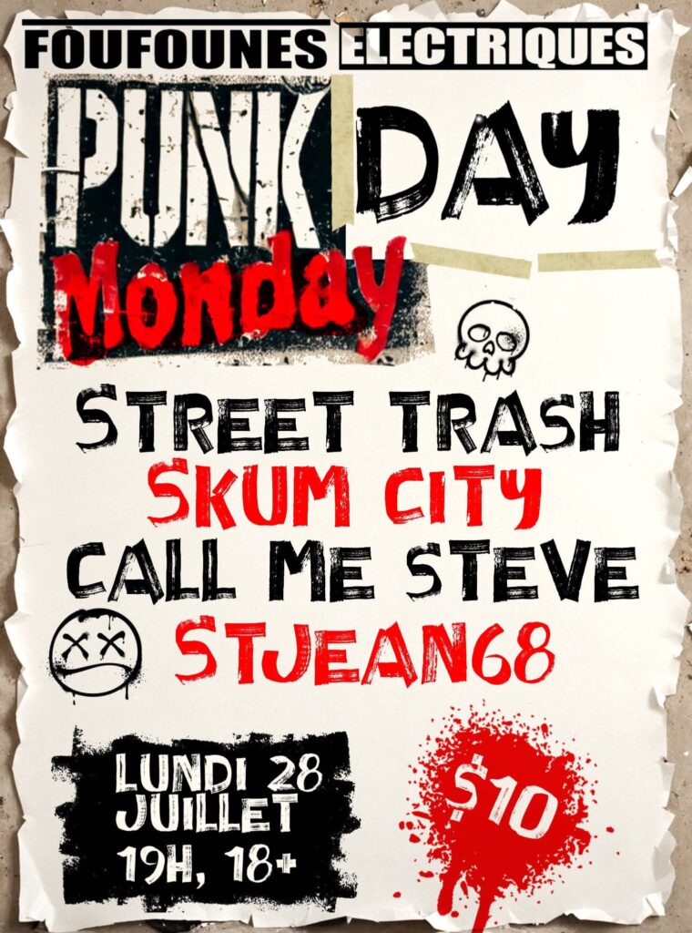 PUNK DAY MONDAY