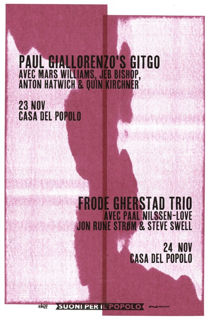 PAUL GIALLORENZO’S GITGO FRODE GHERSTAD TRIO