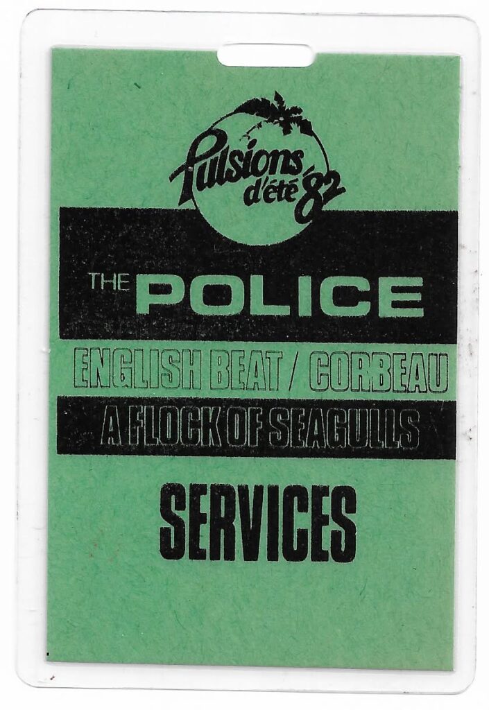 THE POLICE CORBEAU A FLOCK OF SEAGULLS