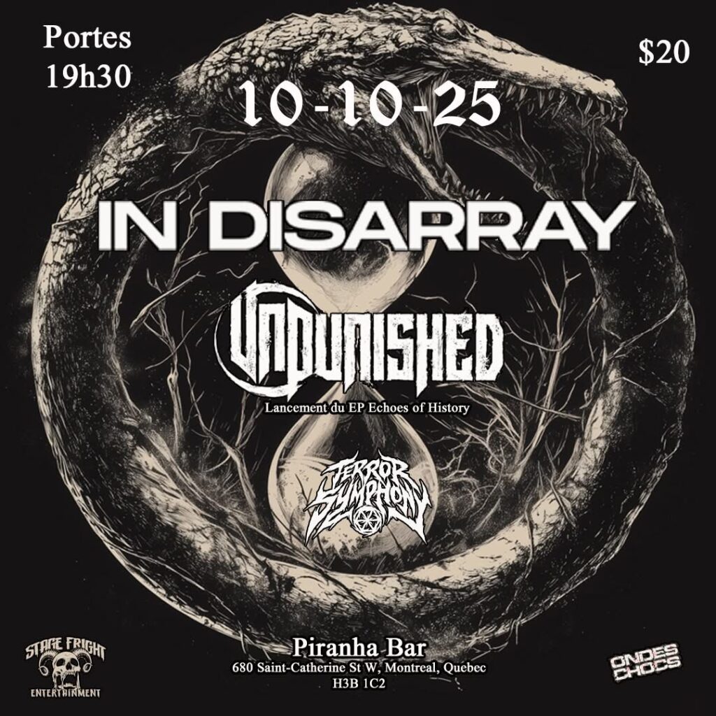 IN DISARRAY UNPUNISHED TERROR SYMPHONY