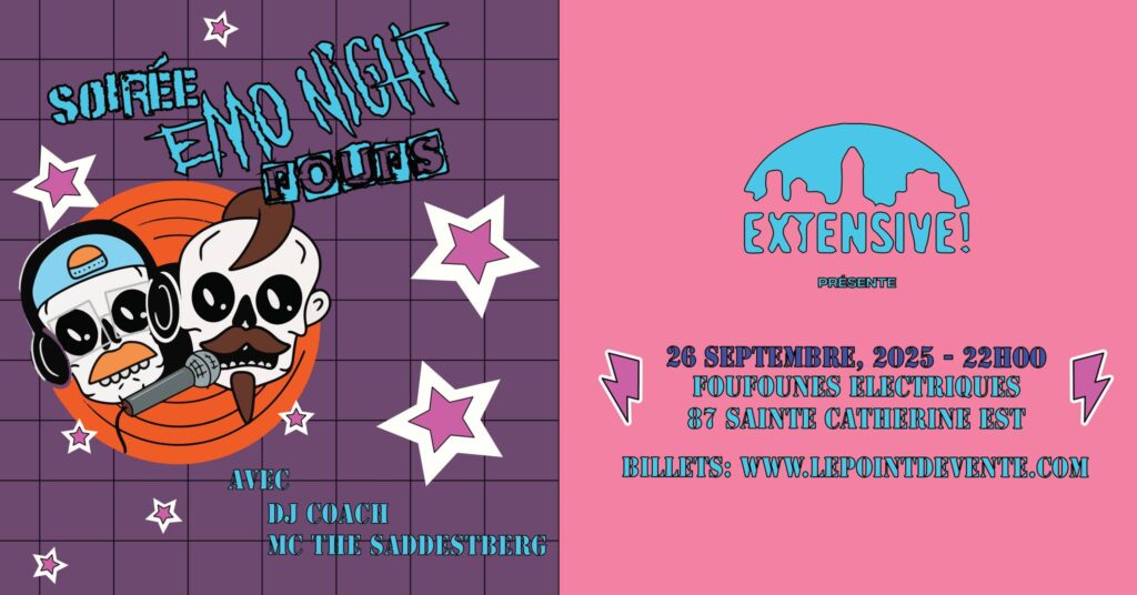 SOIRÉE EMO NIGHT FOUFOUNES