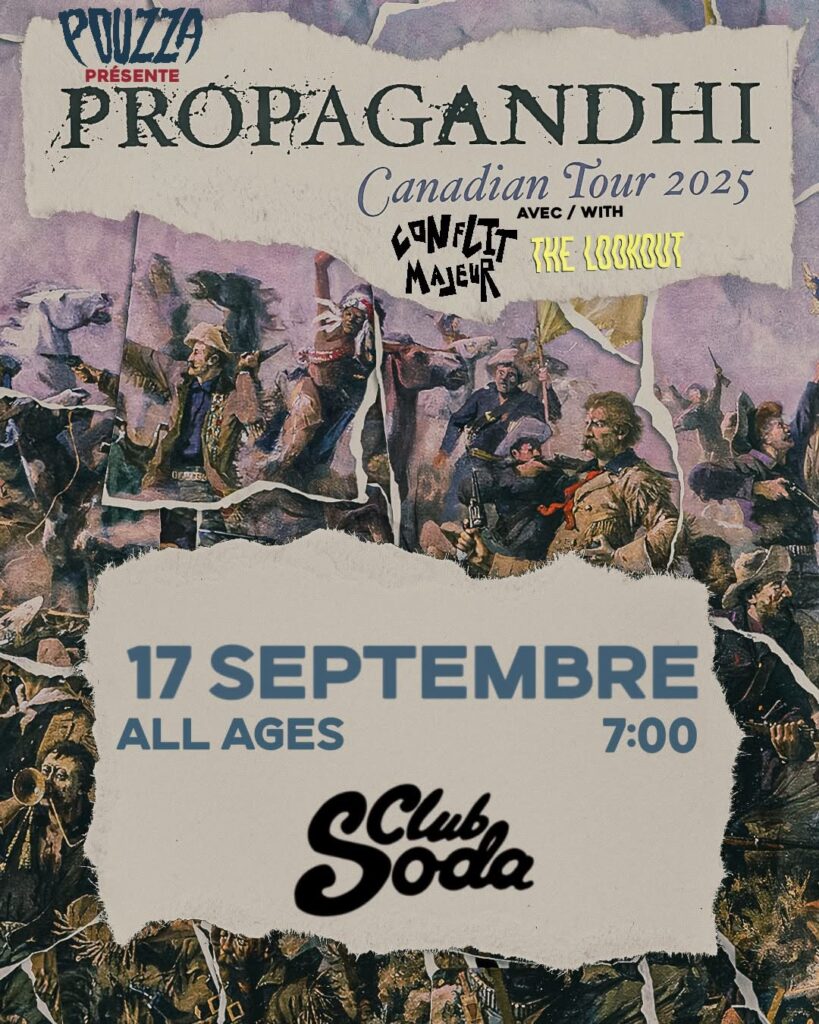 PROPAGANDHI CONFLIT MAJEUR THE LOOKOUT