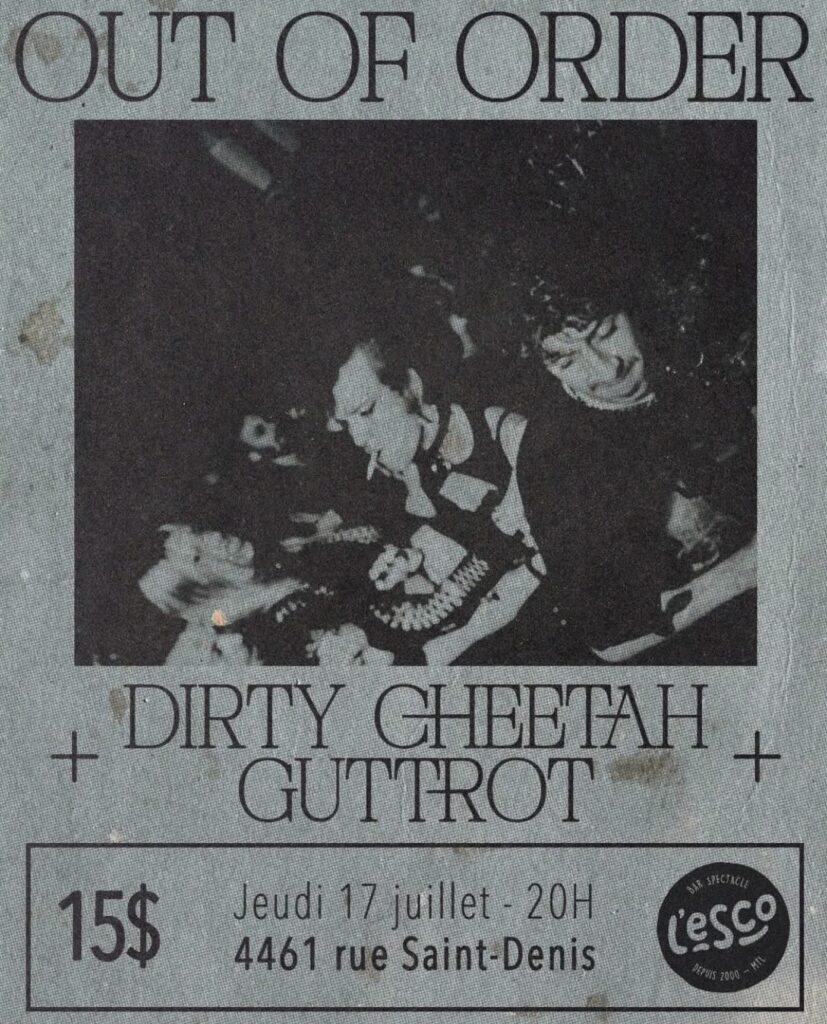 OUT OF ORDER DIRTY CHEETAH GUTTROT