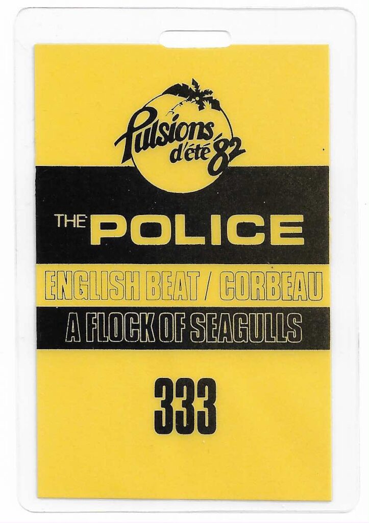 THE POLICE ENGLISH BEAT CORBEAU A FLOCK OF SEAGULLS