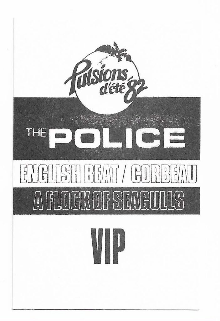 THE POLICE ENGLISH BEAT CORBEAU A FLOCK OF SEAGULLS