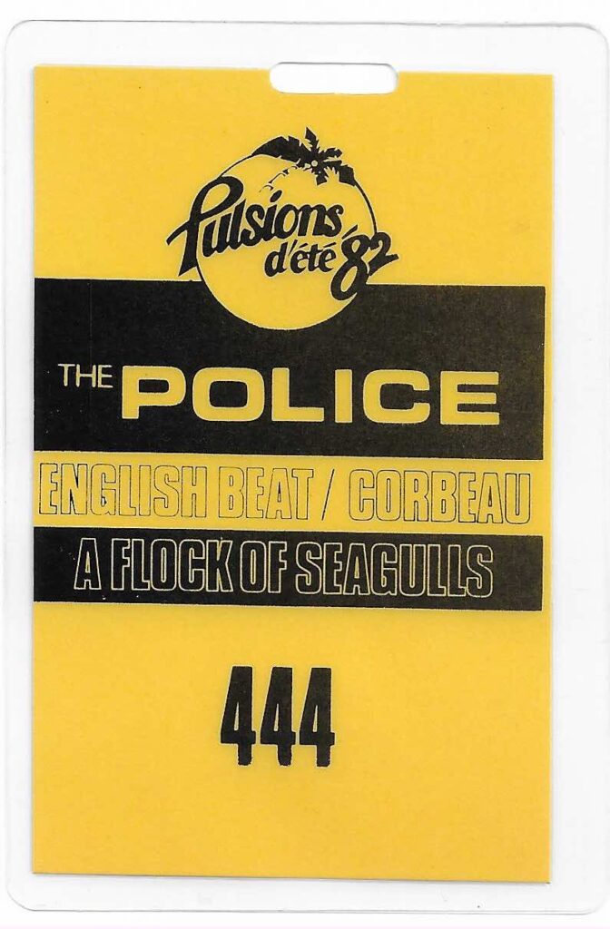 THE POLICE ENGLISH BEAT CORBEAU A FLOCK OF SEAGULLS