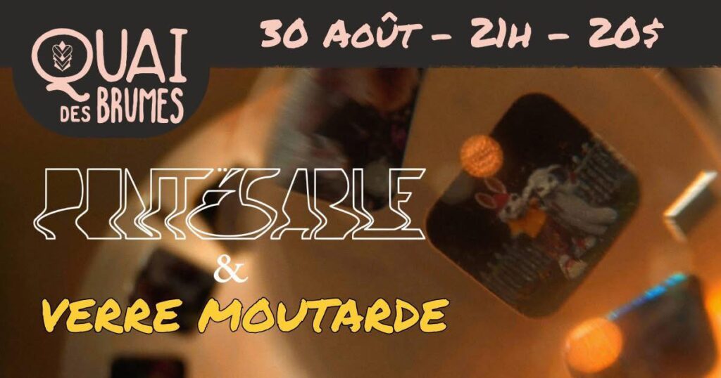 PONTÉSABLE VERRE MOUTARDE