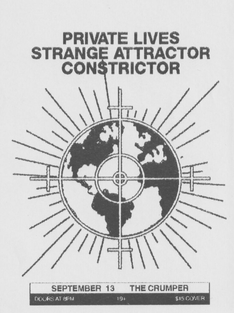 PRIVATE LIVES STRANGE ATTRACTOR CONSTRICTOR