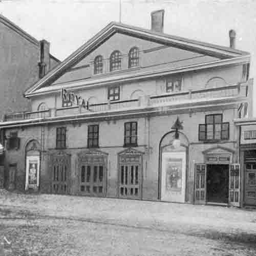 Théâtre Royal (Montréal) — gravure/illustration d’époque