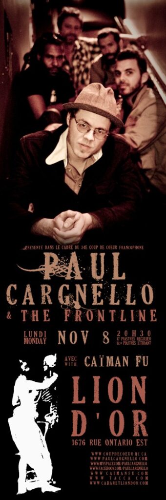 PAUL CARGNELLO AND THE FRONTLINE CAÏMAN FU
