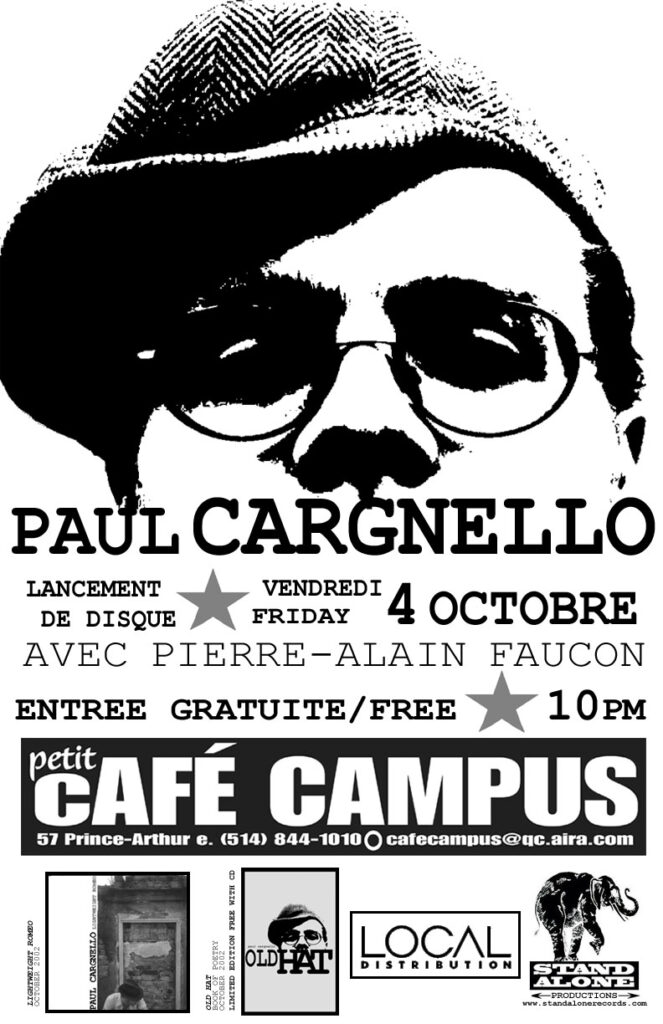 PAUL CARGNELLO PIERRE-ALAIN FAUCON