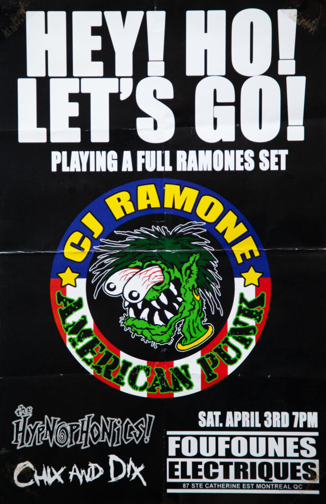 CJ RAMONE THE HYPNOPHONICS CHIX AND DIX