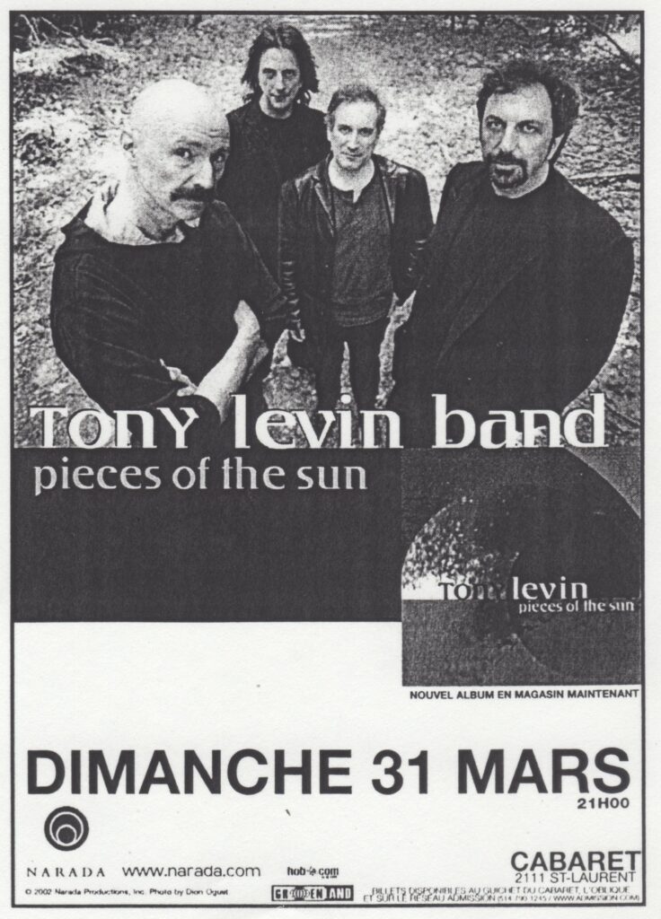 TONY LEVIN BAND
