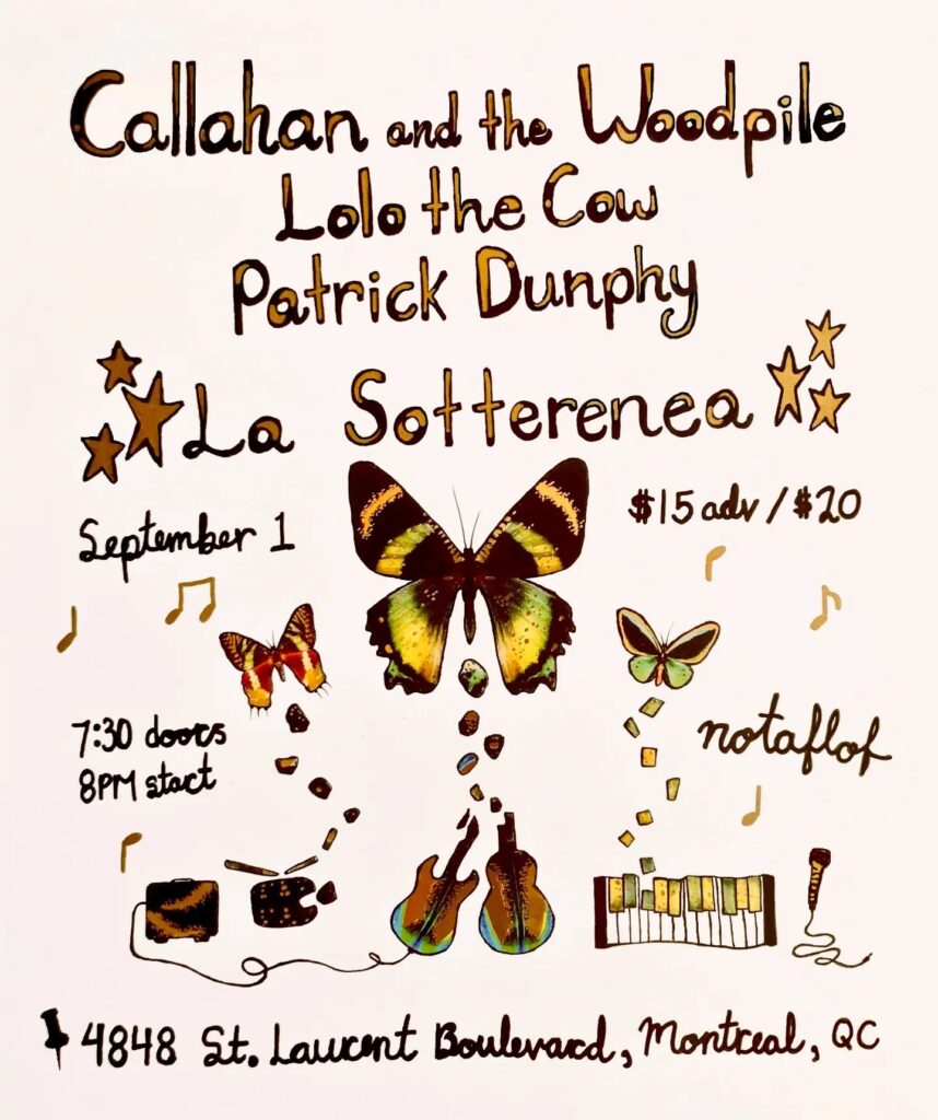 CALLAHAN AND THE WOODPILE LOLO THE COW PATRICK DUNPHY