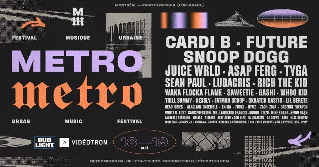 CARDI B FUTURE SNOOP DOGG JUICE WRLD ASAP FERG TYGA SEAN PAUL LUDACRIS RICH THE KID WAKA FLOCKA FLAME SAWEETIE GASHI WHOO KID TRILL SAMMY NESSLY FATMAN SCOOP SKRATCH BASTID LIL BERETE DEAD OBIES ALACLair ENSEMBLE ENIMA FOUKI RYMZ ZACH ZOYA CADENCE WEAPON WHITE B LOST SANS PRESSION MB LANGSTON FRANCIS KGOON TIZZO MIKE SHABB KEVIN NA$H LAURENCE NERBONNE MTLORD ARIENTO JUST JOHN X DOM DIAS DJ KLEANCT DJ CROWD DOLO MISS SHELTON 18 METTA JOSEPH JR. MONTANA DJ SPIN KIROUAC & KODAKLUDO O.G.B. WILL MURPHY MCM & PSYCADELICK SPITY